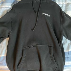 Shadow Hill Black Oversized Hoodie